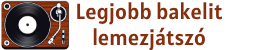 Legjobb bakelit lemezjátszók logo - lemezjátszó teszt és összehasonlítás